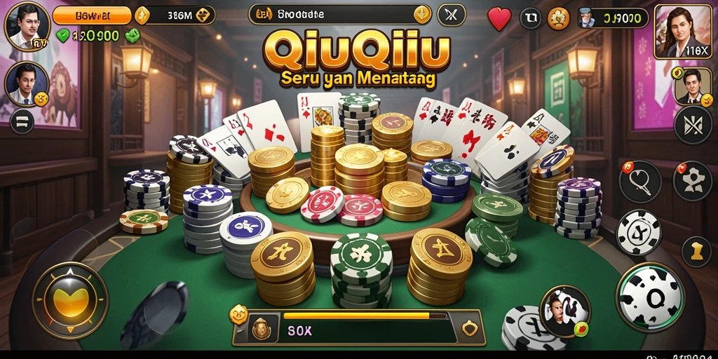 Tampilan gameplay seru QiuQiu di 116X.