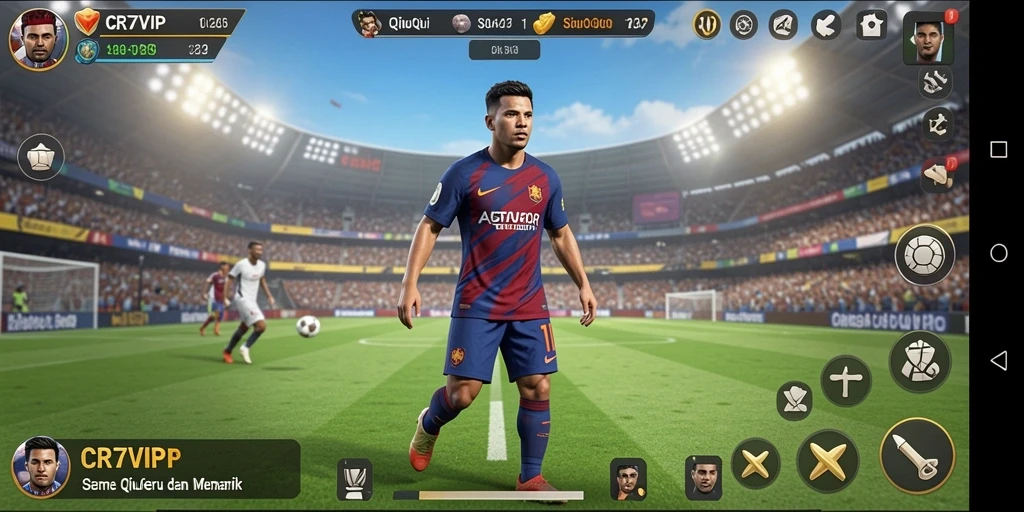 Gameplay menarik dari CR7VIP menampilkan kartu QiuQiu yang dinamis.
