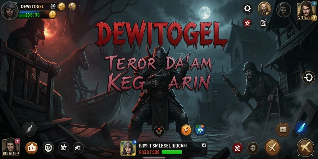 Screenshot utama DEWITOGEL menampilkan suasana mencekam dalam gameplay.