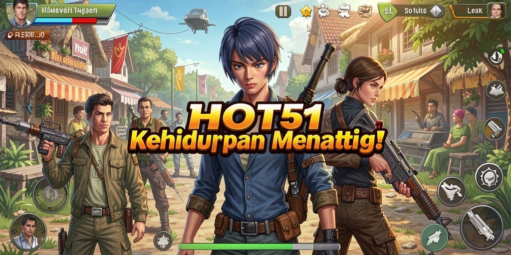 Tampilan game HOT51 yang menakjubkan dan gameplay yang menarik.
