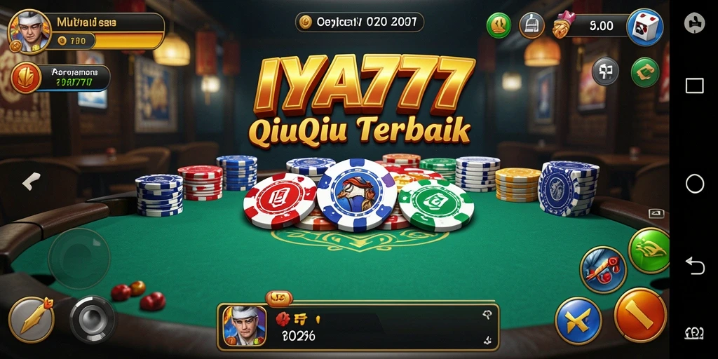 Screenshot gameplay IYA777 yang menunjukkan keseruan bermain QiuQiu.