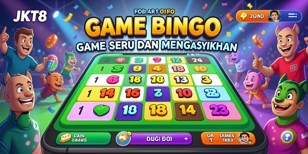 Tampilan gameplay JKT8 yang seru dan mendebarkan.