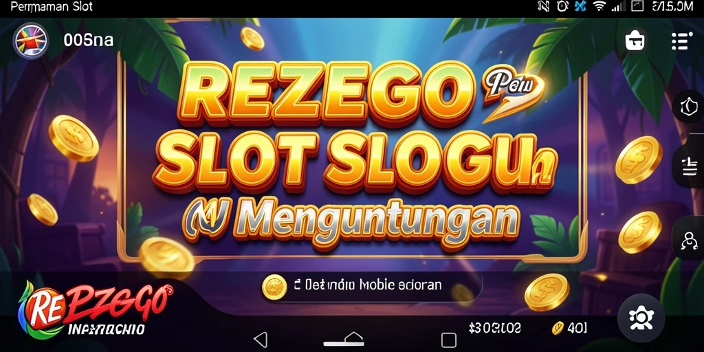Screenshot gameplay REZEGO menampilkan momen seru dalam permainan slot.