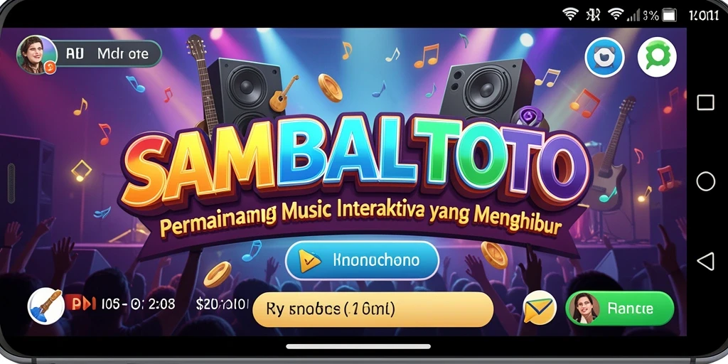 Tampilan screenshot SAMBALTOTO yang menampilkan pengalaman bermain musik.