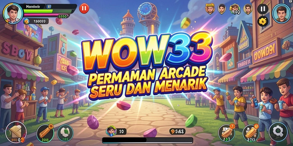 Gameplay seru WOW33 dengan tantangan arcade menarik.