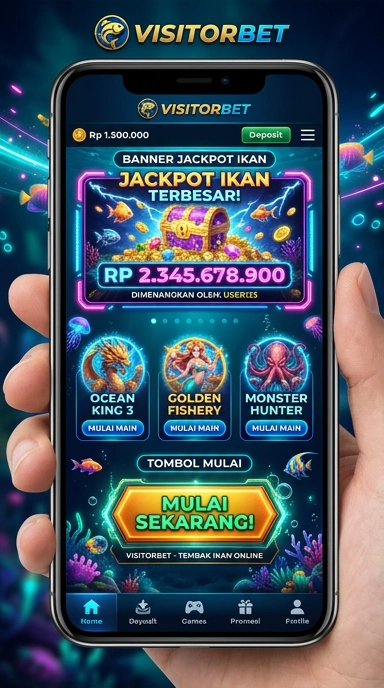 Screenshot fitur pencarian aplikasi di visitorbet.